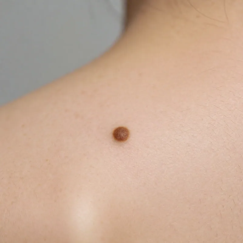 Illustrative image of skin cancer screening — a generated illustration of a typical presentation, not a photograph of a patient