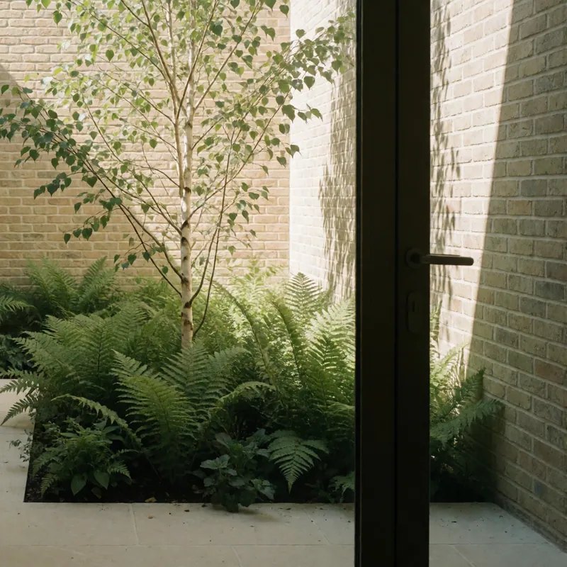 Afternoon light outside Woodside Skin Care, Woodside NY
